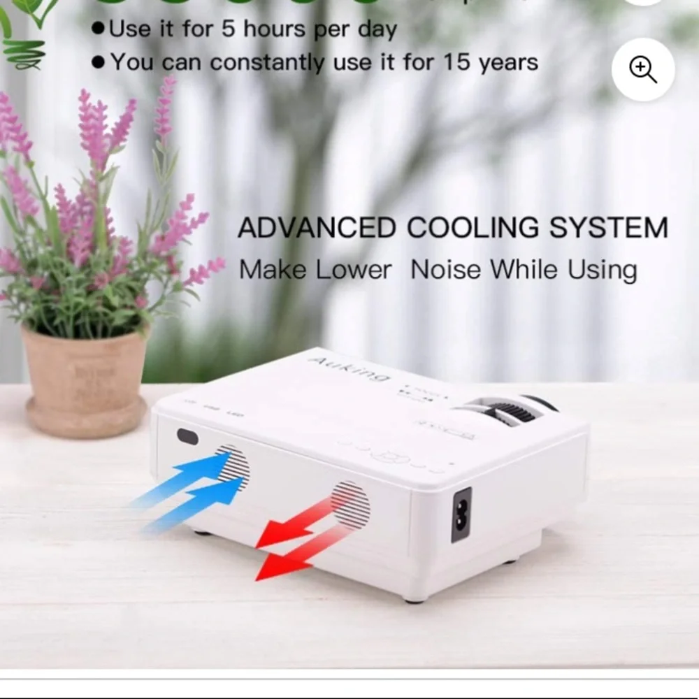 Auking Mini Projector Portable Video-Projector - Picture 4 of 11